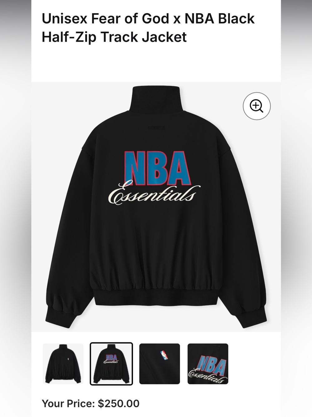 NBA essentials jacket